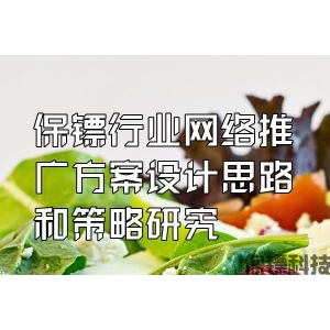 保鏢行業(yè)網(wǎng)絡(luò)推廣方案設(shè)計(jì)思路和策略研究