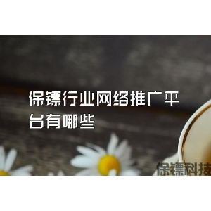 保鏢行業(yè)網(wǎng)絡(luò)推廣平臺有哪些