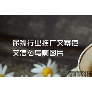 保鏢行業(yè)推廣文案范文怎么寫啊圖片