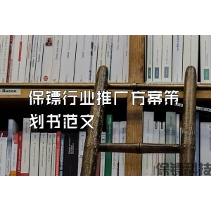 保鏢行業(yè)推廣方案策劃書范文