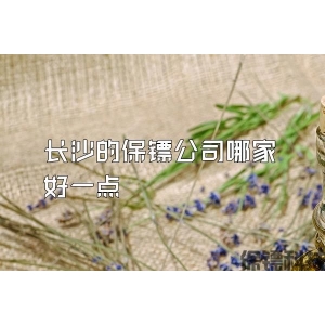 長沙的保鏢公司哪家好一點