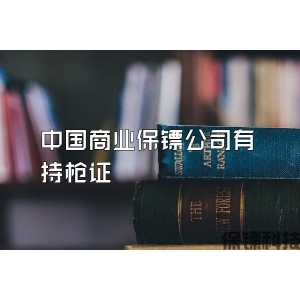 中國商業(yè)保鏢公司有持槍證