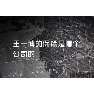 王一博的保鏢是哪個(gè)公司的