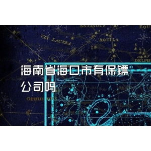 海南省海口市有保鏢公司嗎